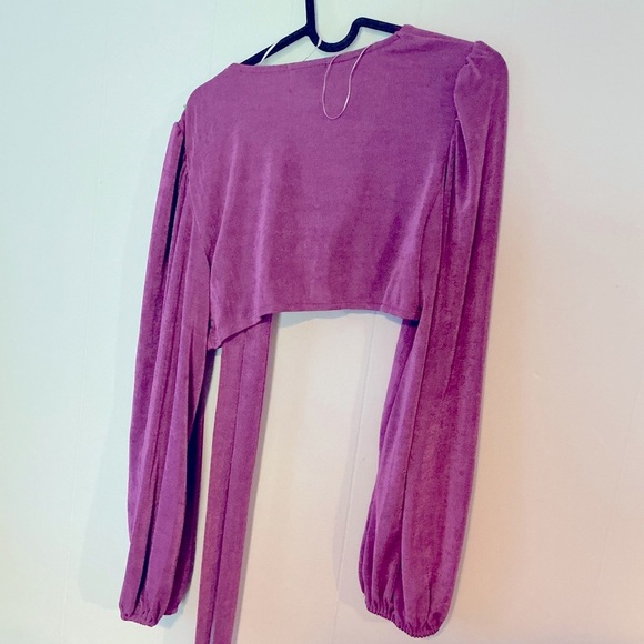 ADI LONG SLEEVE TOP PURPLE - Picture 5 of 8
